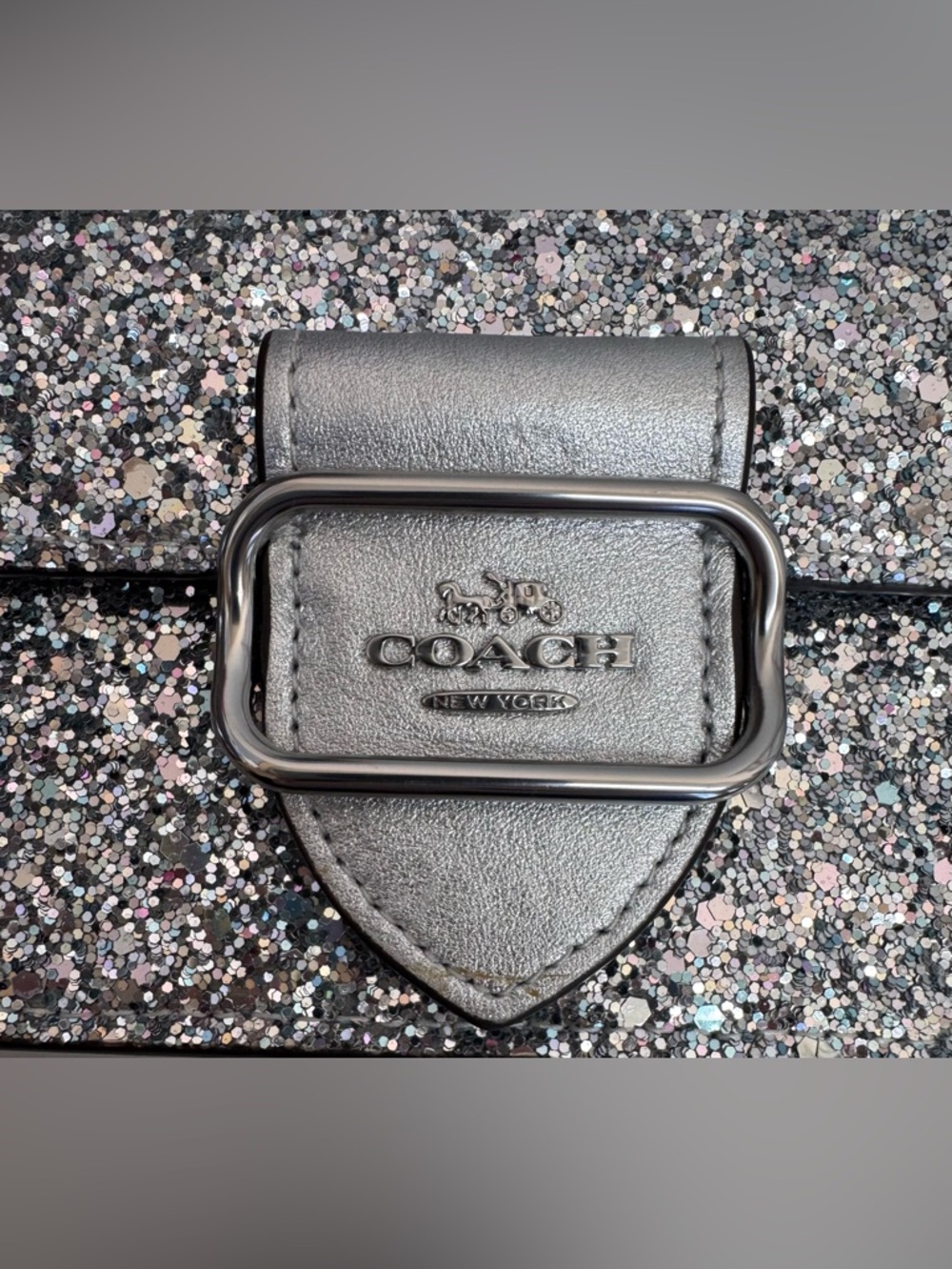 Coach Morgan Glitter Crossbody Bag - Picture 3 of 9